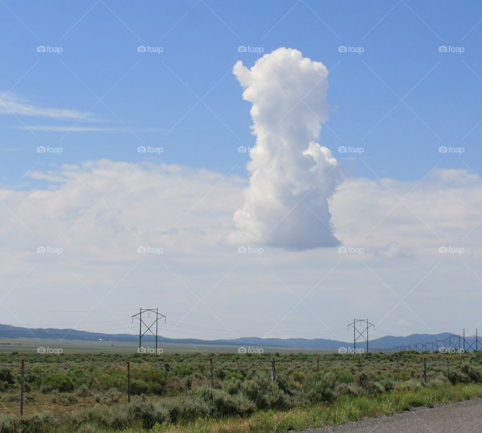 Weird cloud formation 