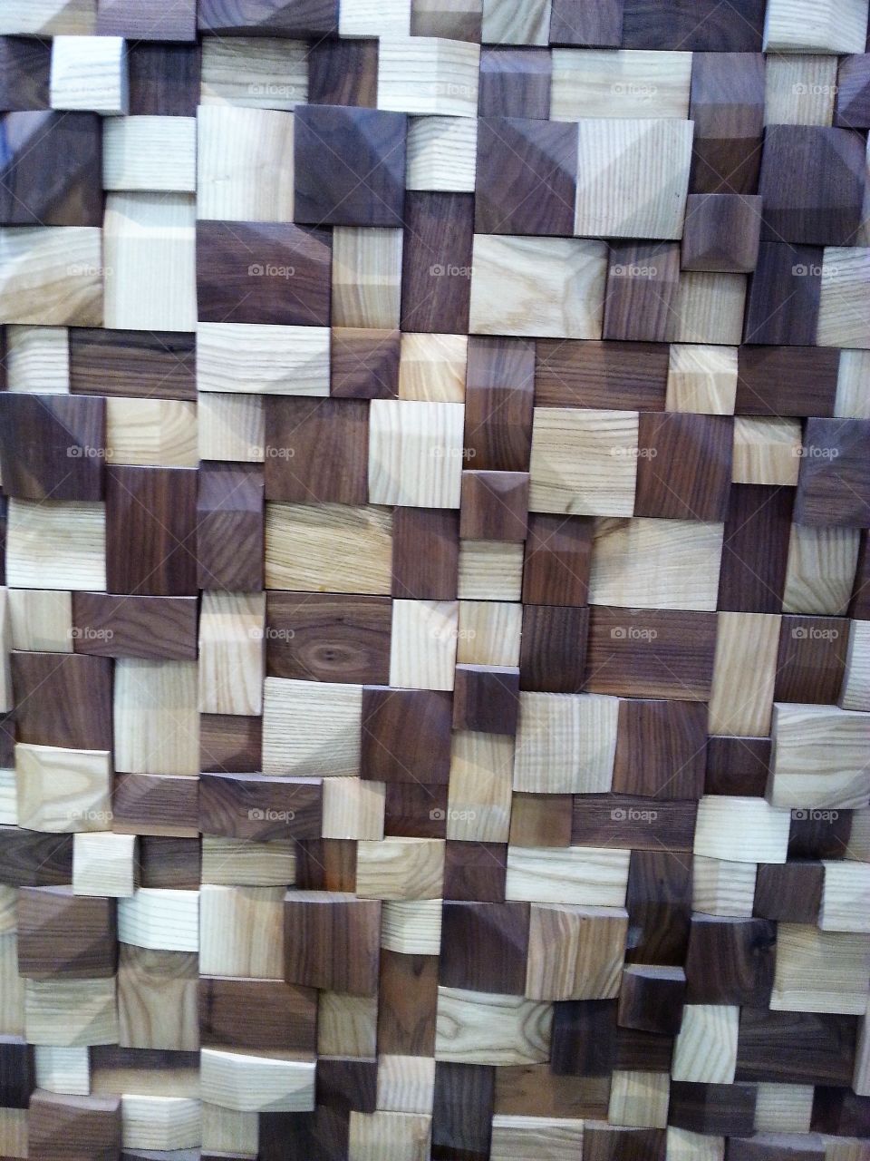 Wood mosaic