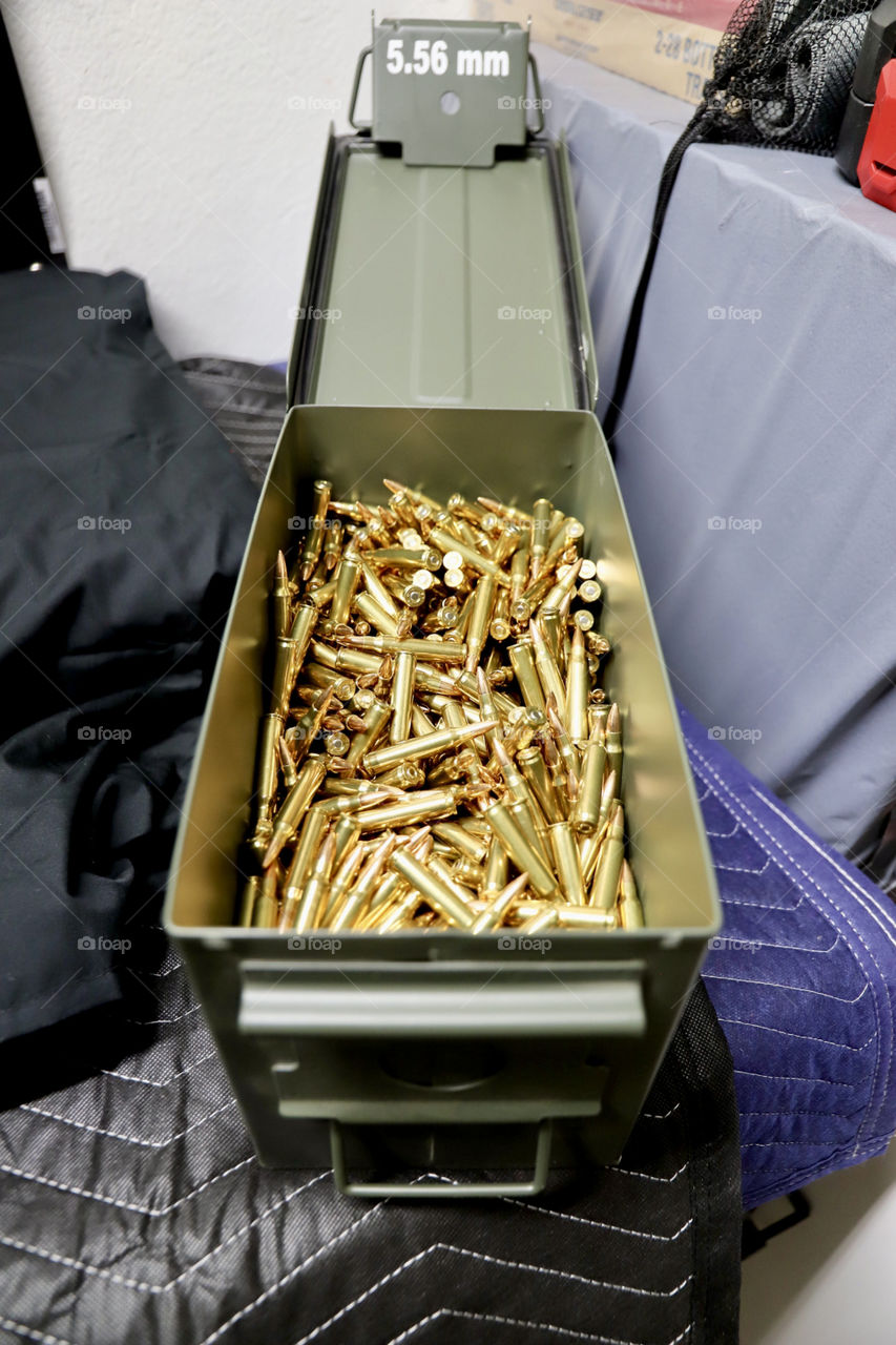Ammo for firearms.  