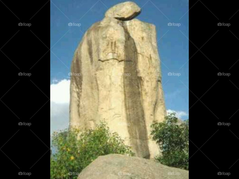 the crying stone of illesi kenya  gods nature the stone has never stoped crying