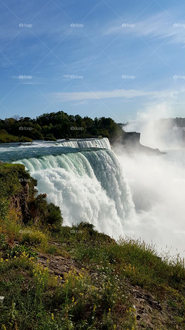 Water, No Person, Travel, Landscape, Waterfall