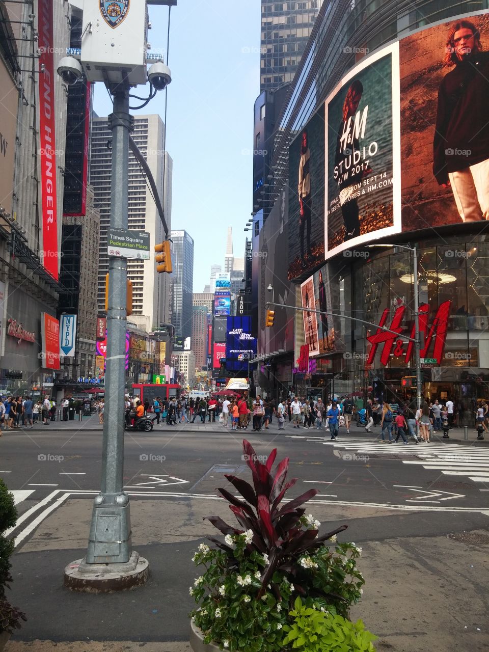 new york times square and 42 street