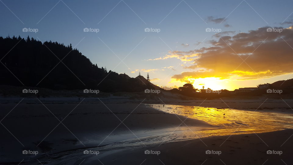 Beach sunset
