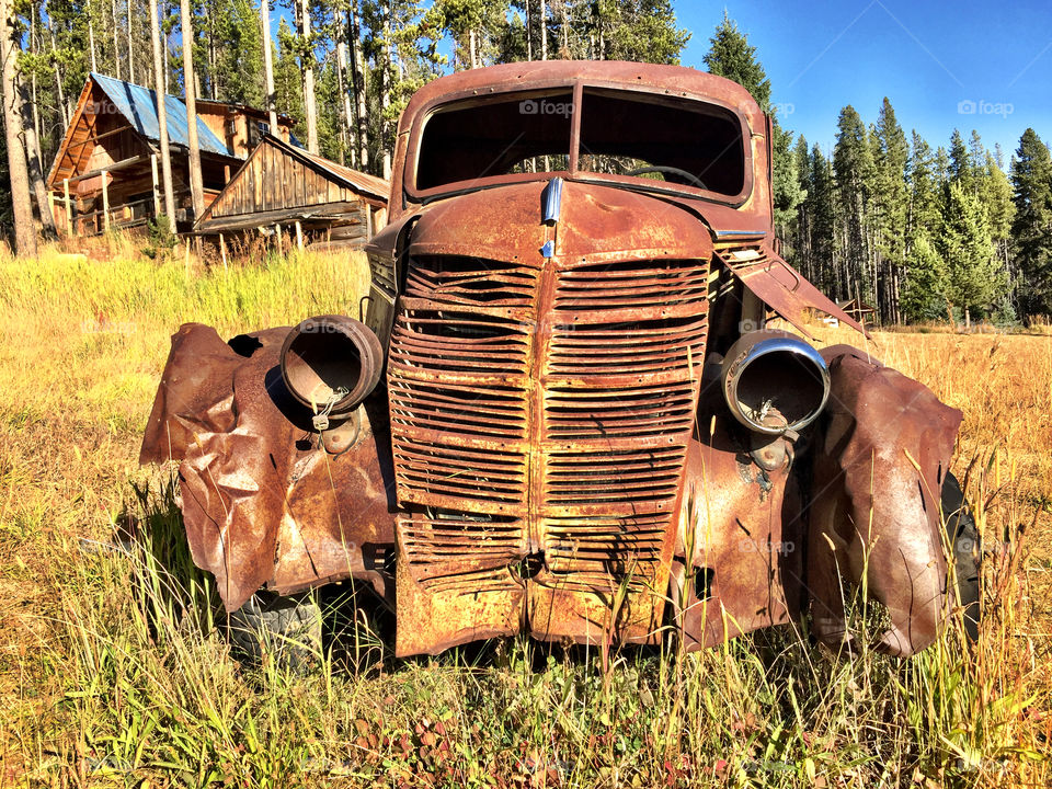 Abandoned car in Idaho