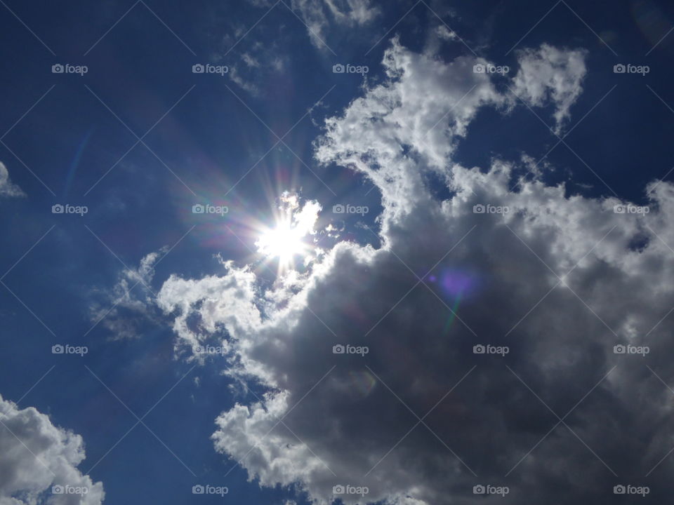 Sun and clouds