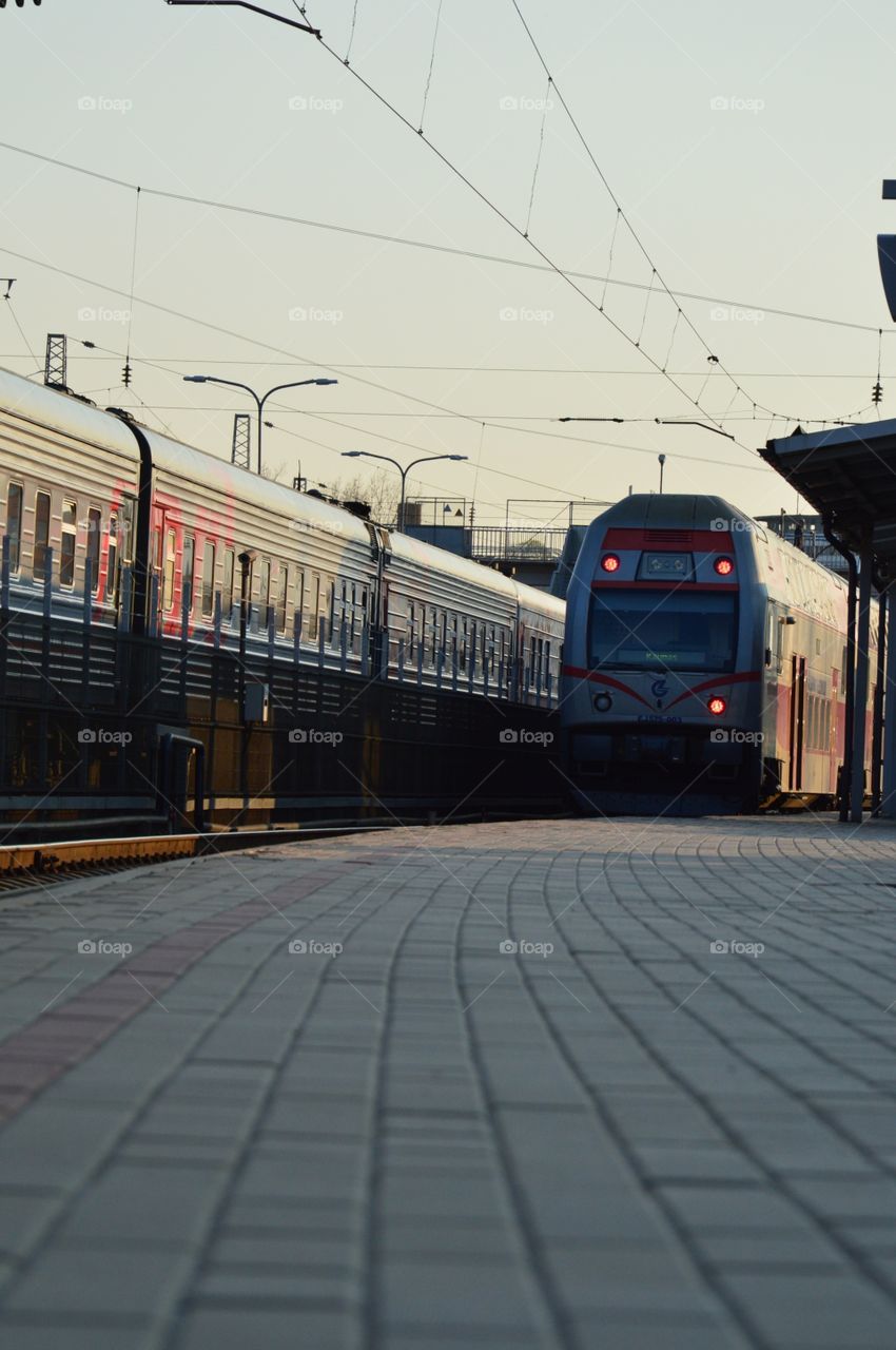 Traveling with train