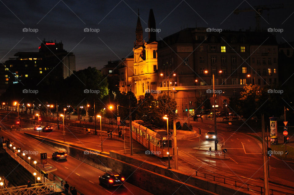 Budapest after sunset 