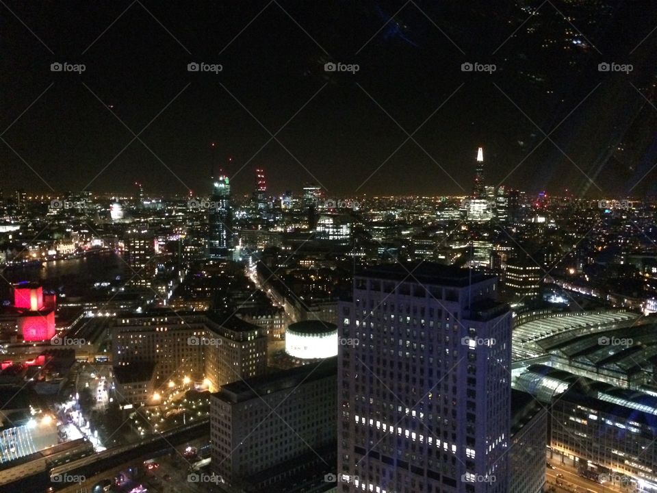 City, Evening, Dusk, Skyscraper, Building