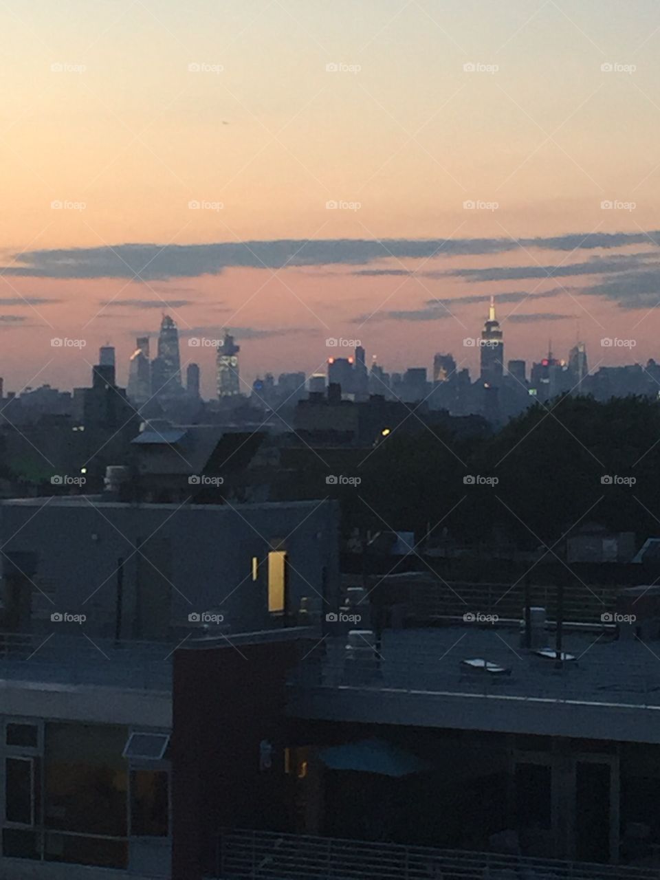 NYC skyline from Brooklyn 
