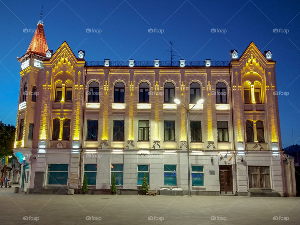 Old building in Zhytomyr city, Ukraine.