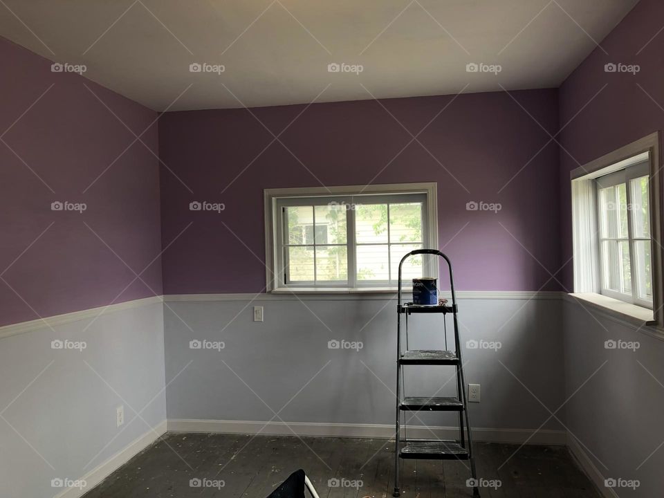 New paint in a new room 