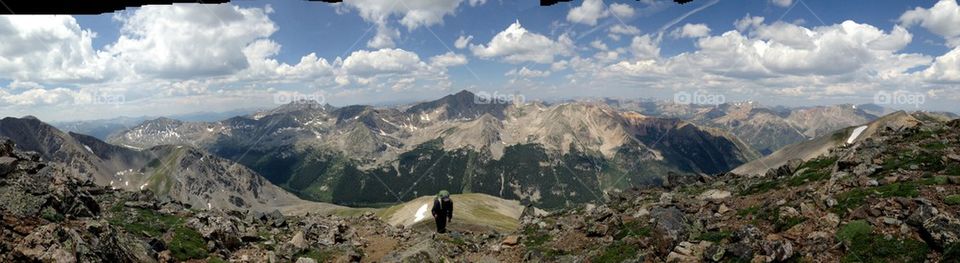 Hiking to 14,081 ft