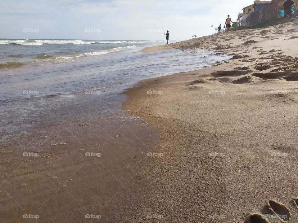 excellent afternoon at Ipitanga beach in Lauro de Freitas Bahia Brazil