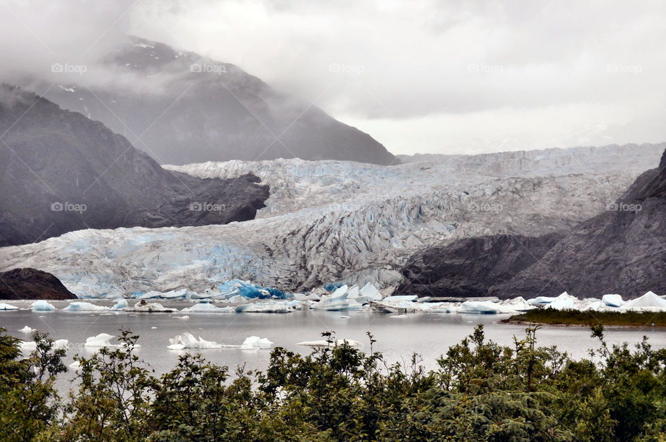 snow mountain ice hill by refocusphoto