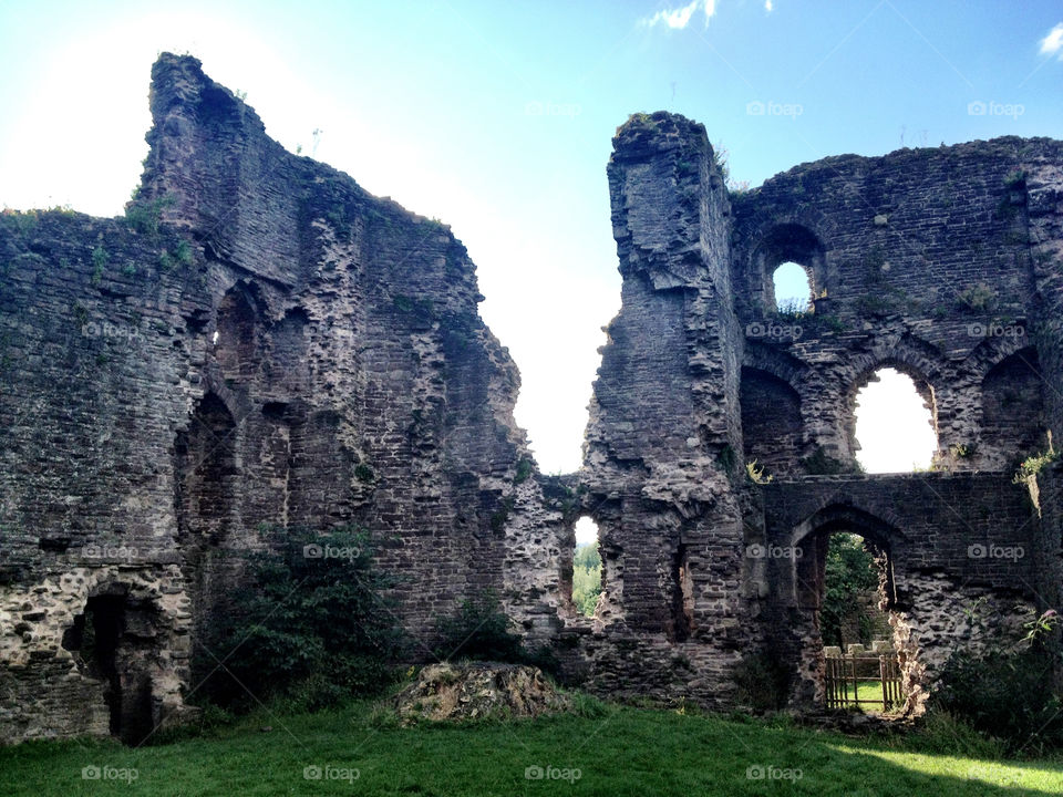 castle ruins south wales by dannytwotaps