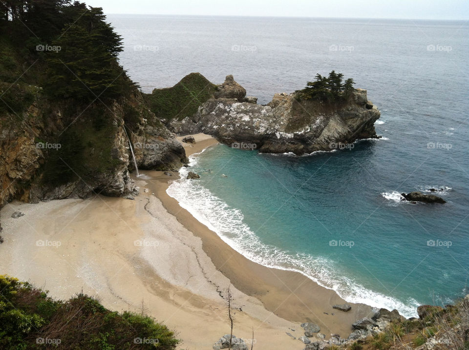 Waterfall in Big Sur