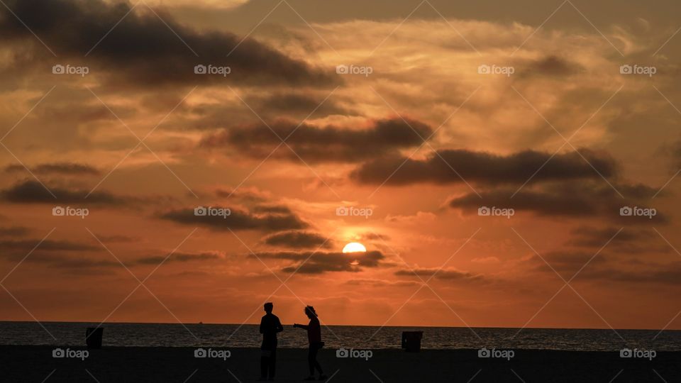 Los Angeles Couple sunset 