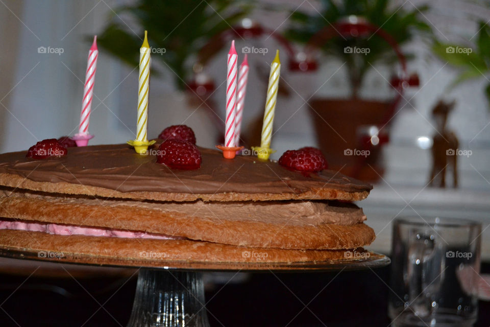 cake candles strawberry lights by fidusen