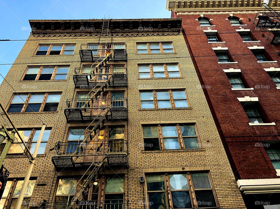 Buildings in a city