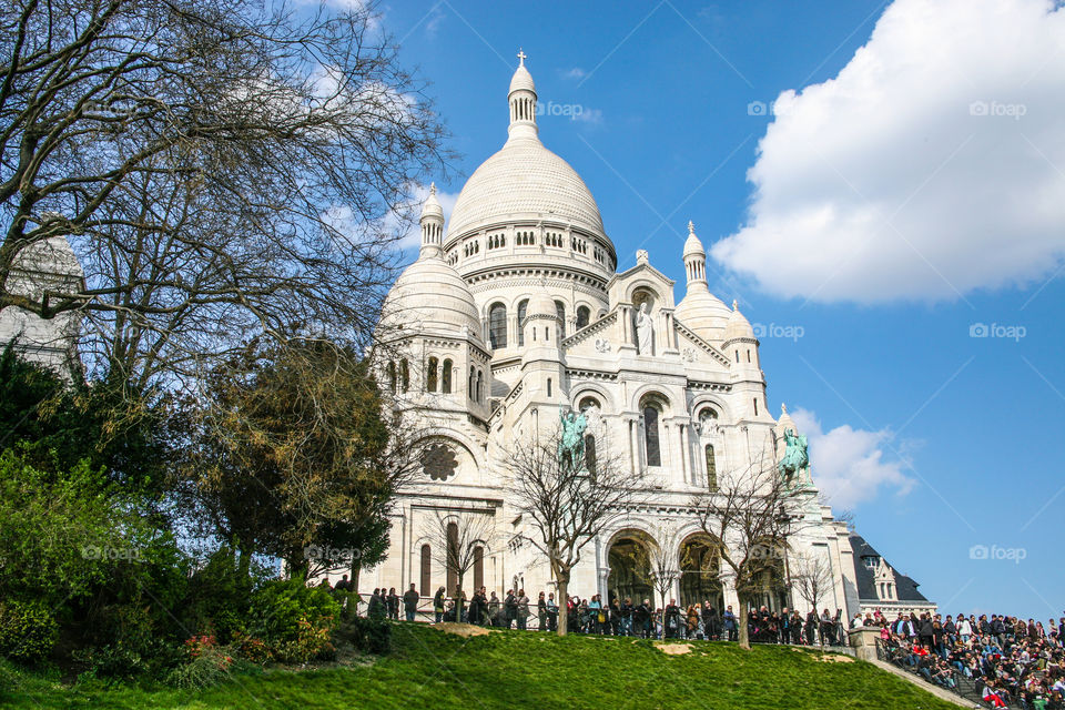 Sacre Coeur in Paris. 