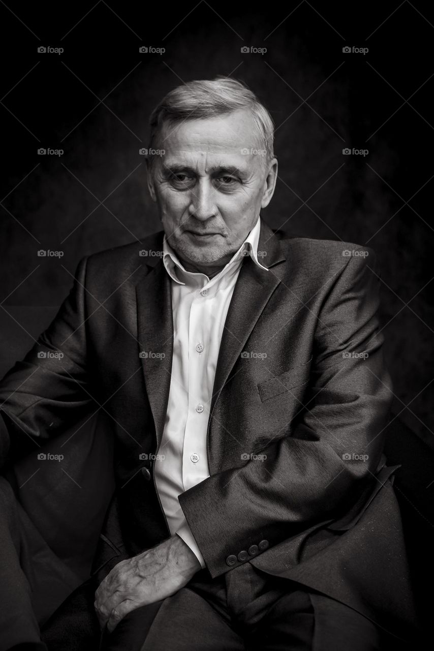 man, bright emotions sadness