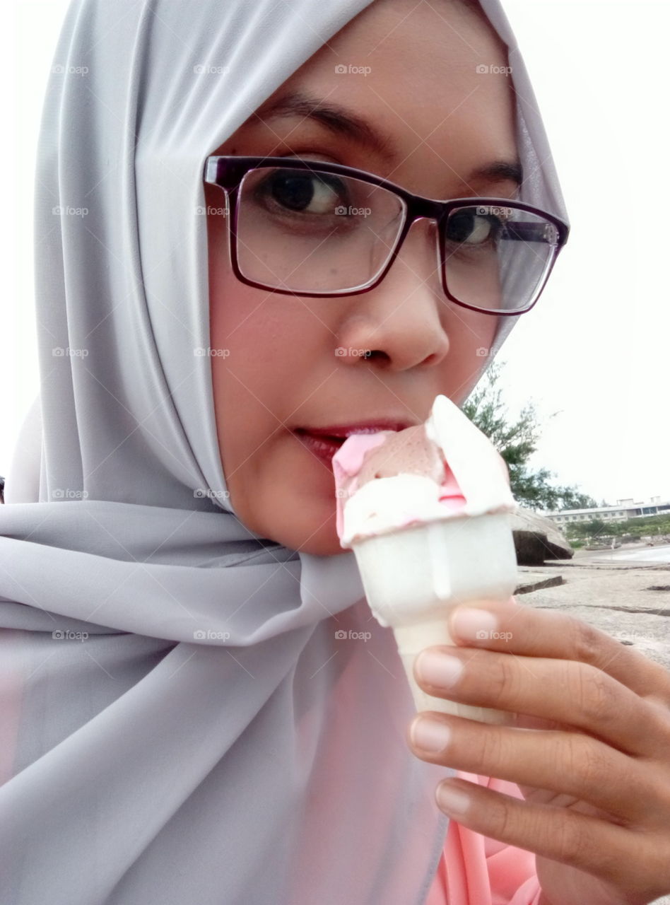 Enjoy the ice cream