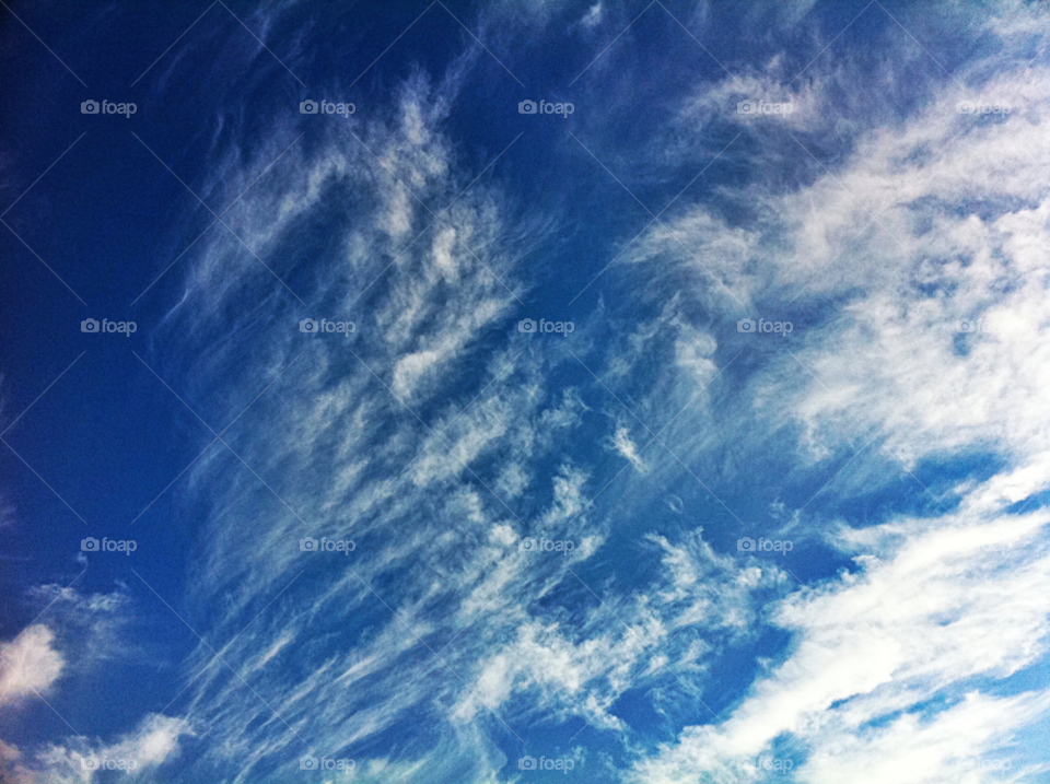 sky spring blue summer by grindley78