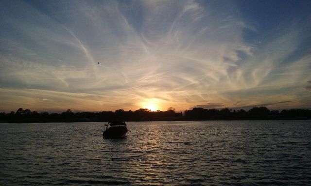 Sunset near the water