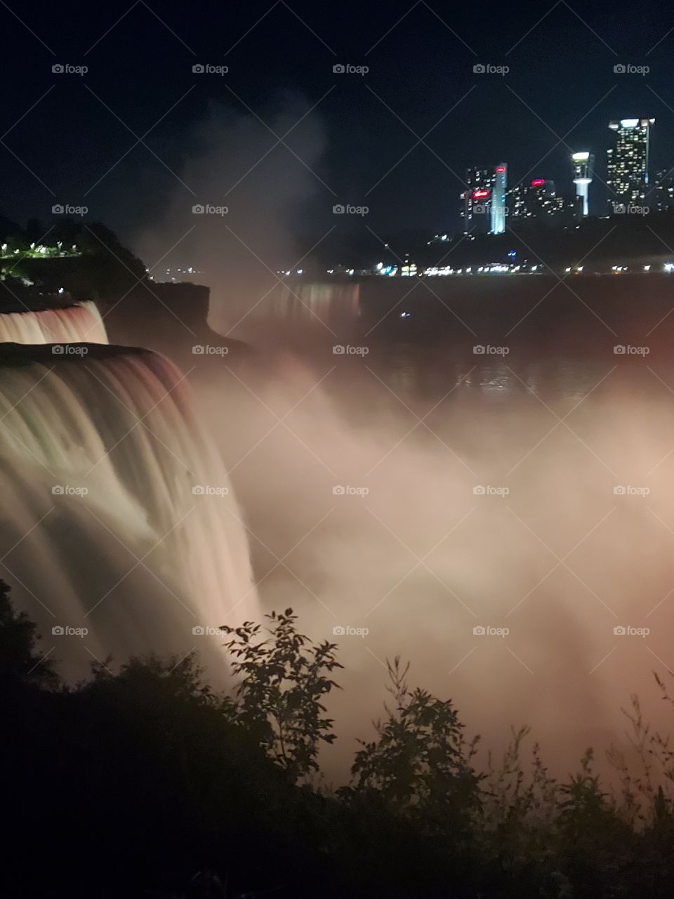 Lights of Niagara Falls.