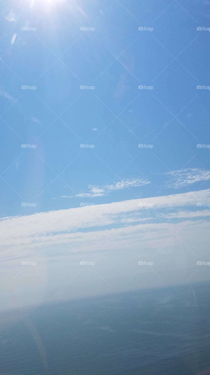 atlantic Ocean from helicopter