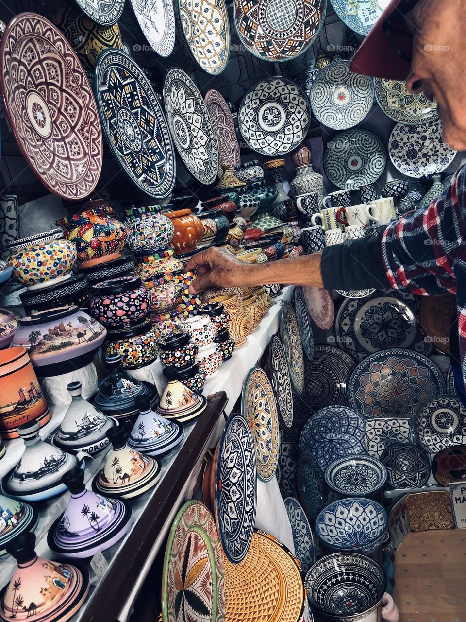 Moroccan pottery 