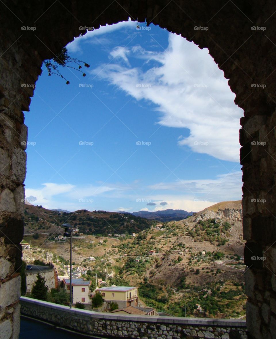 Taormina landscape, Sicily, Italy