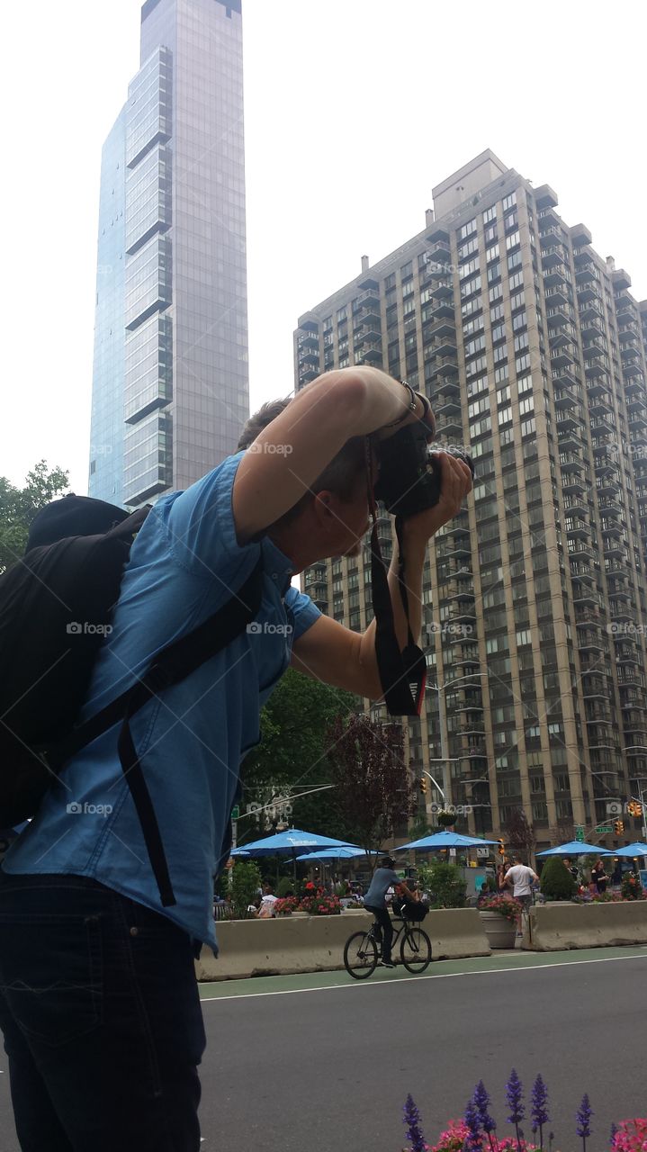 Self employed business owners at work