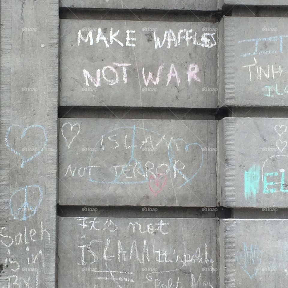 Waffles not war