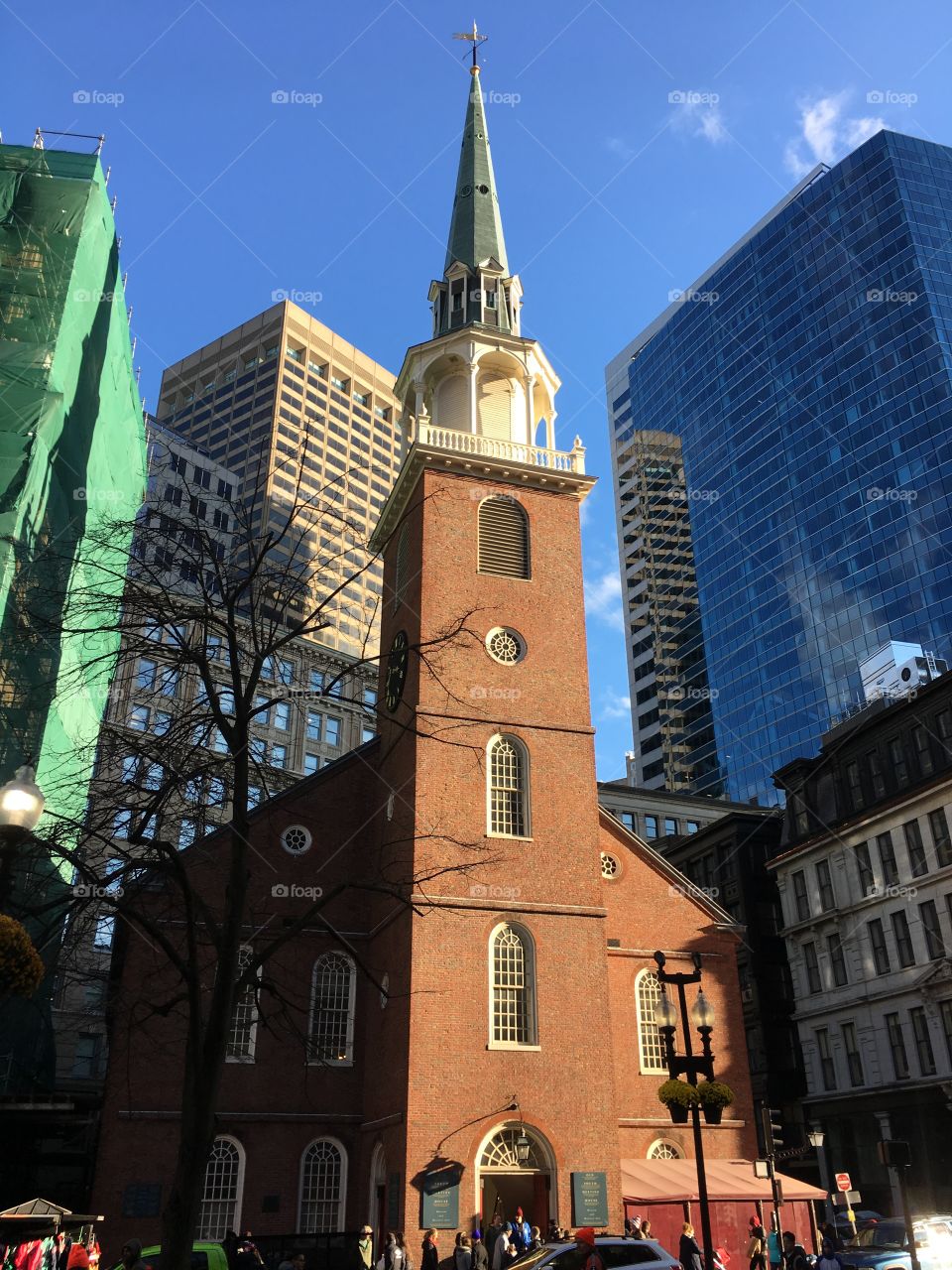 Boston in the evening light