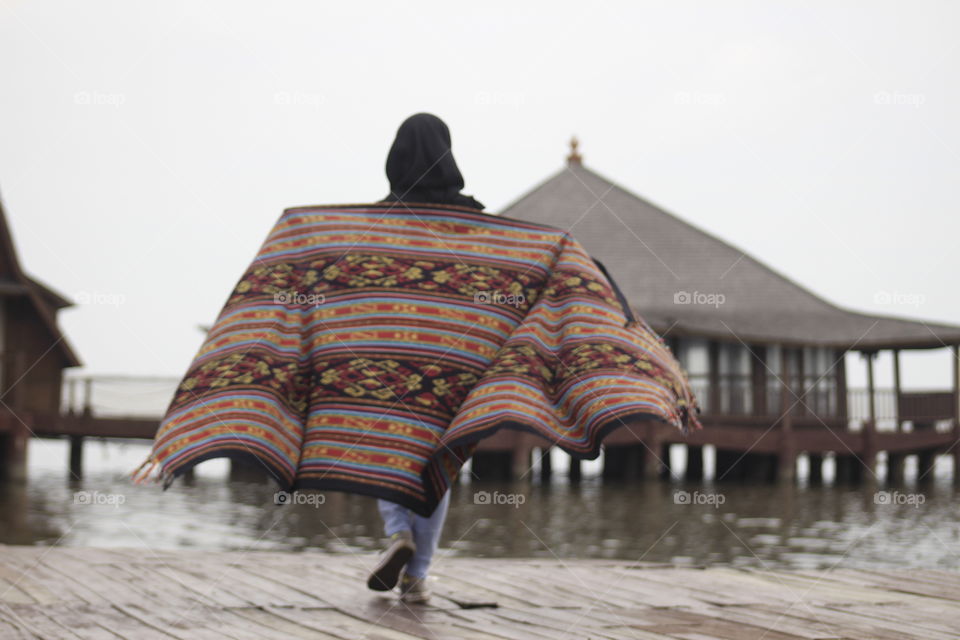 Abstract cloth pattern