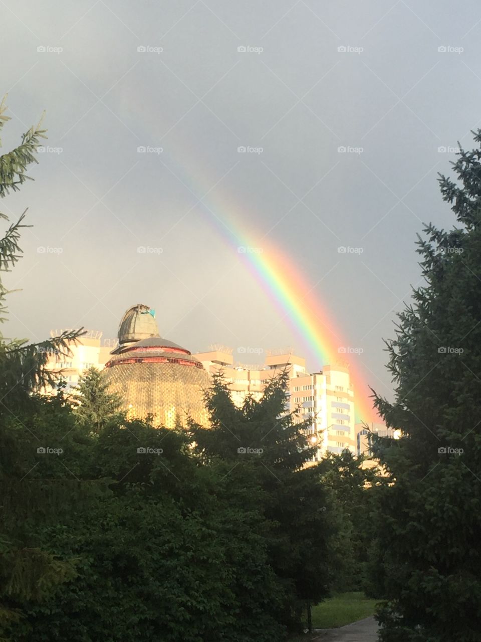 City Rainbow in Almaty Kazakhstan 