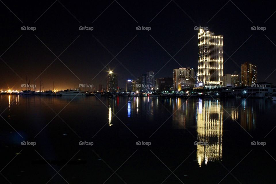 Glittering City Lights