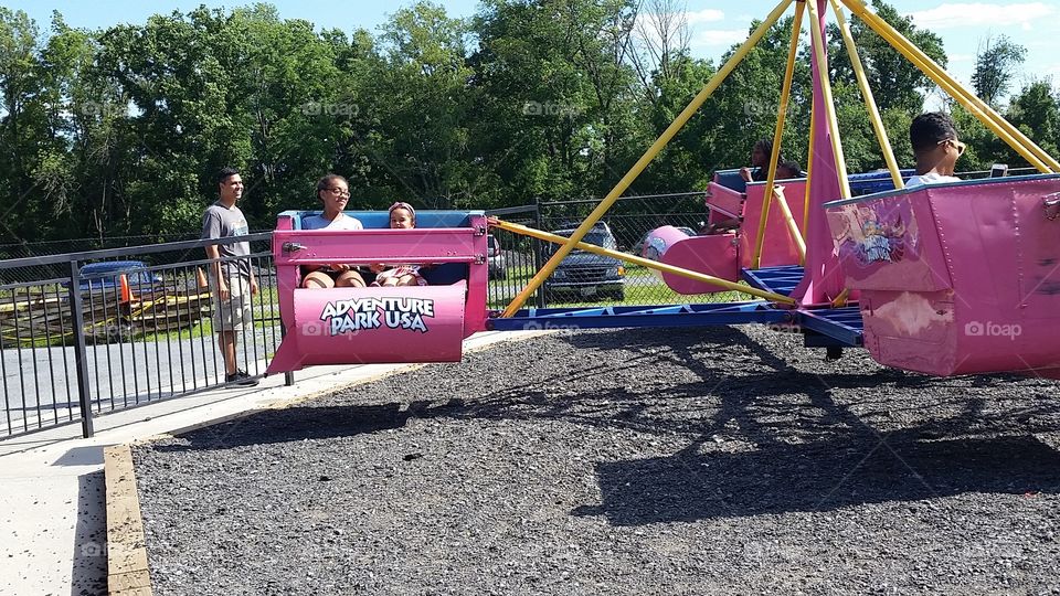 People, Fun, Playground, Vehicle, Swing