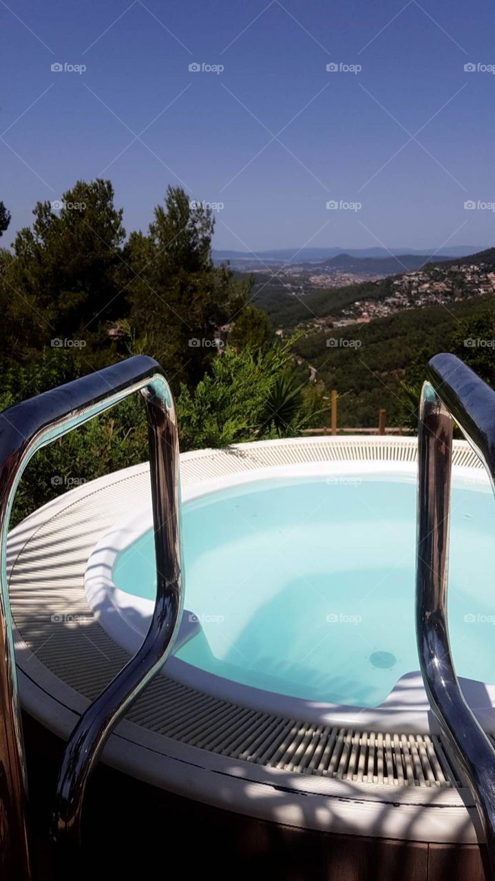 relax time in jacuzzi