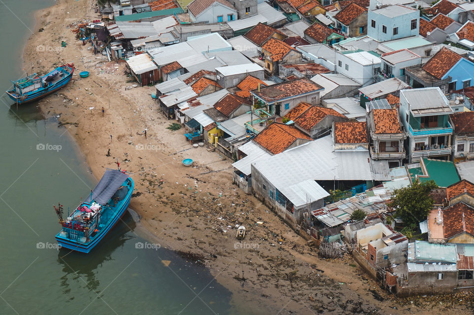 Above the harbor in Nha Trang, Vietnam