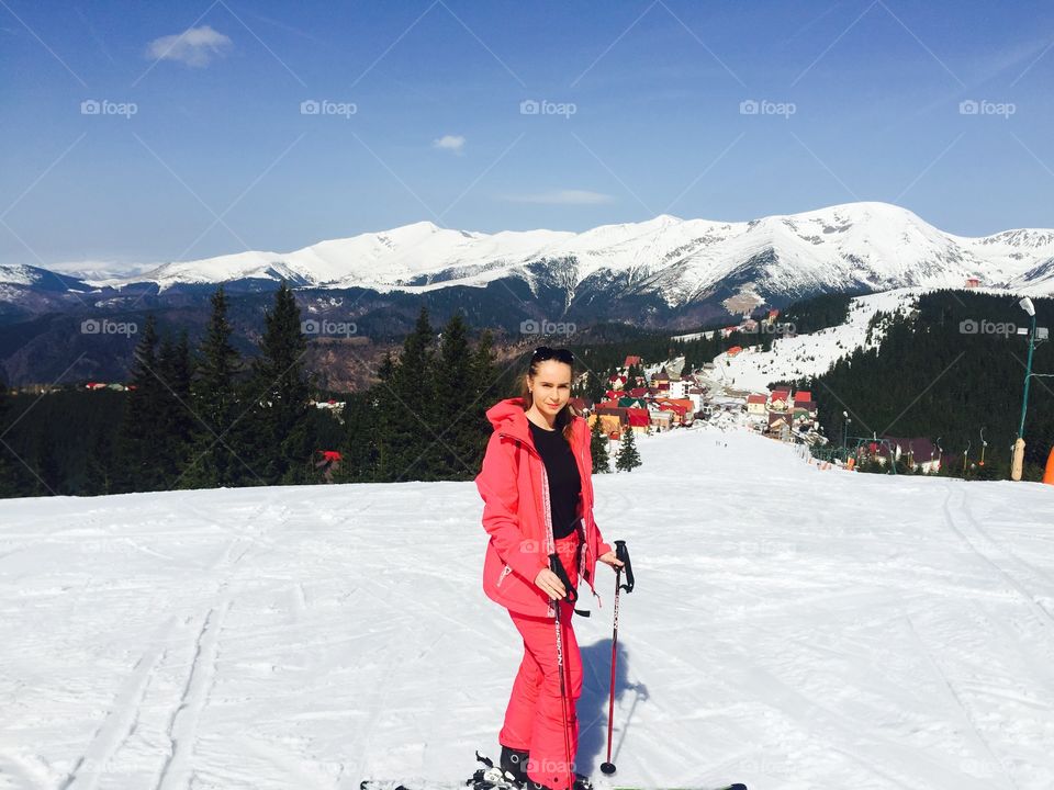 Snow, Winter, Mountain, Cold, Skier