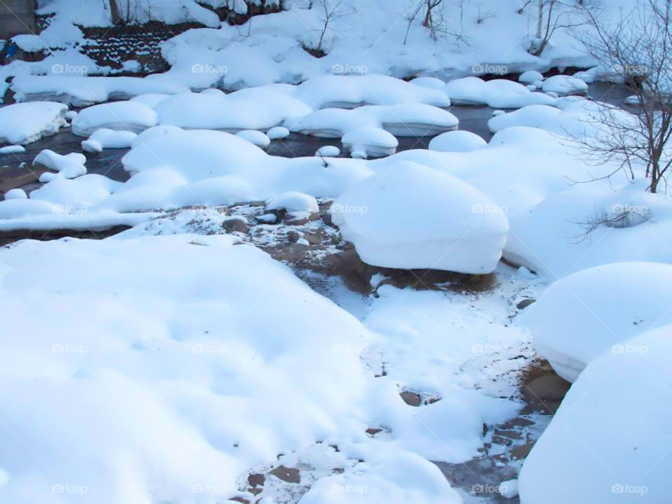 frozen river 