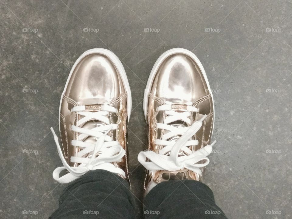 Rose Gold shoes