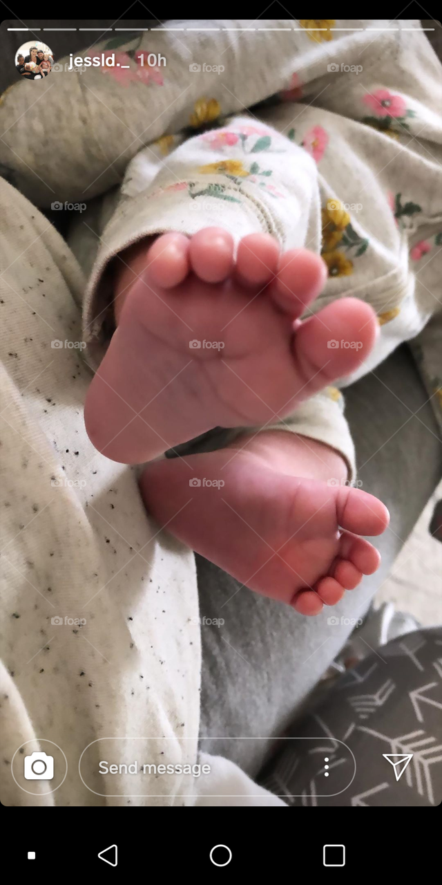 sweet baby feet