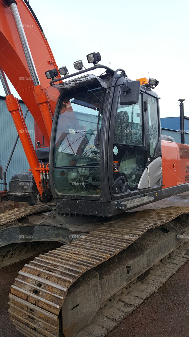 Hitachi excavator
