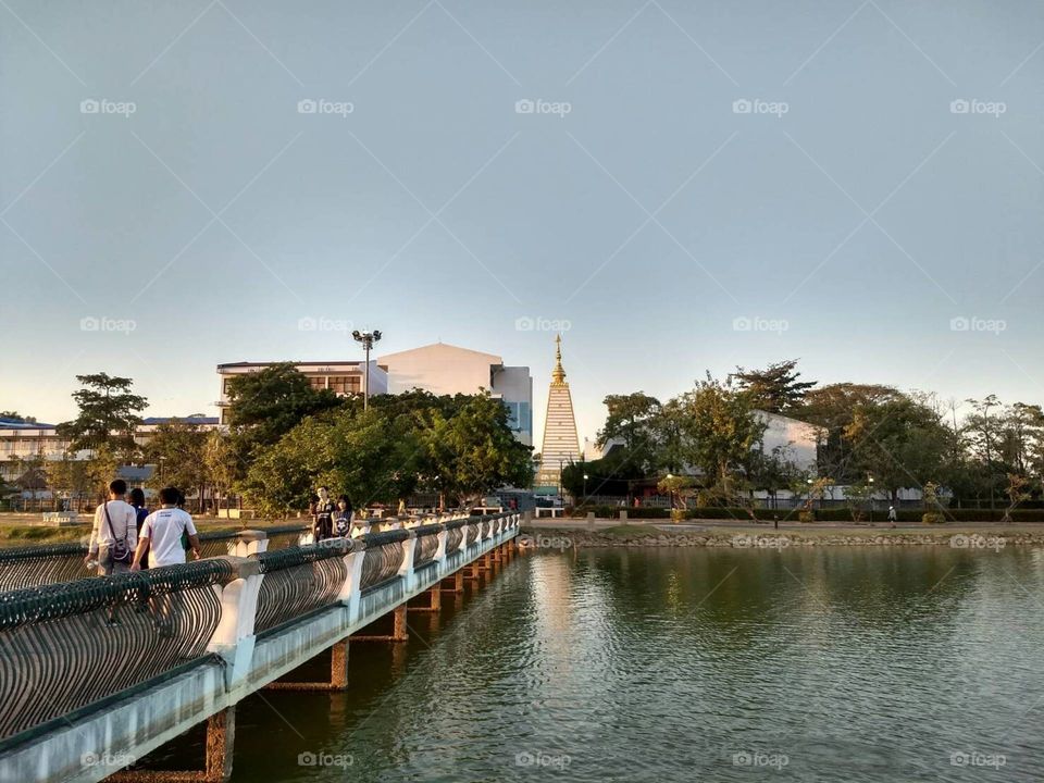 Sunset At Ubonratchathani