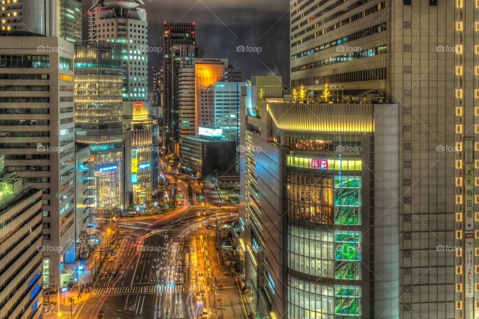Osaka Night view