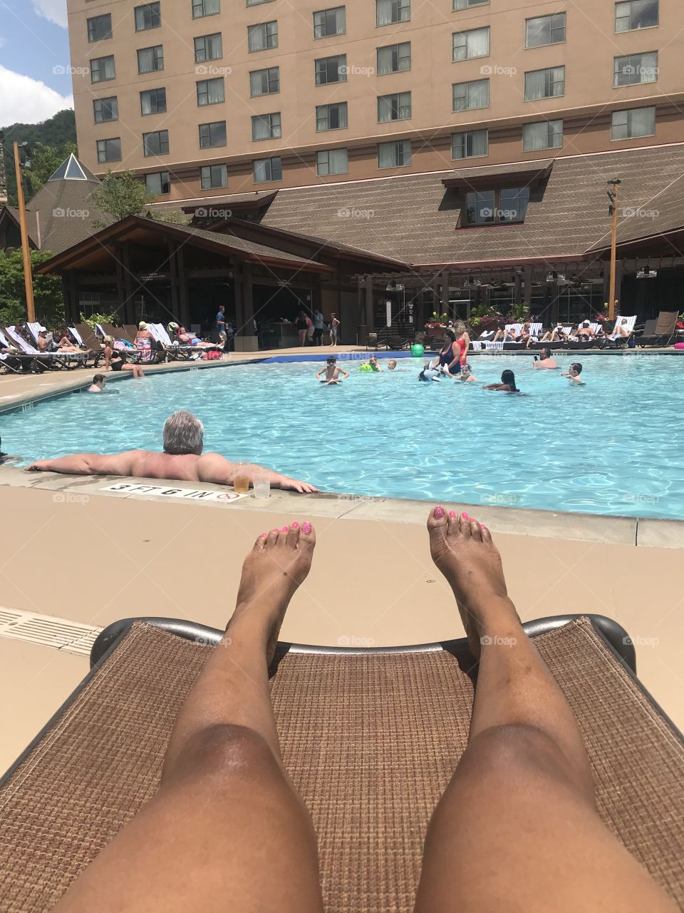 A fantastic day at Harrahs Cherokee Casino. The waters crystal blue and it was a phenomenal day. You can use this to depict relaxation or adventure for sure.  