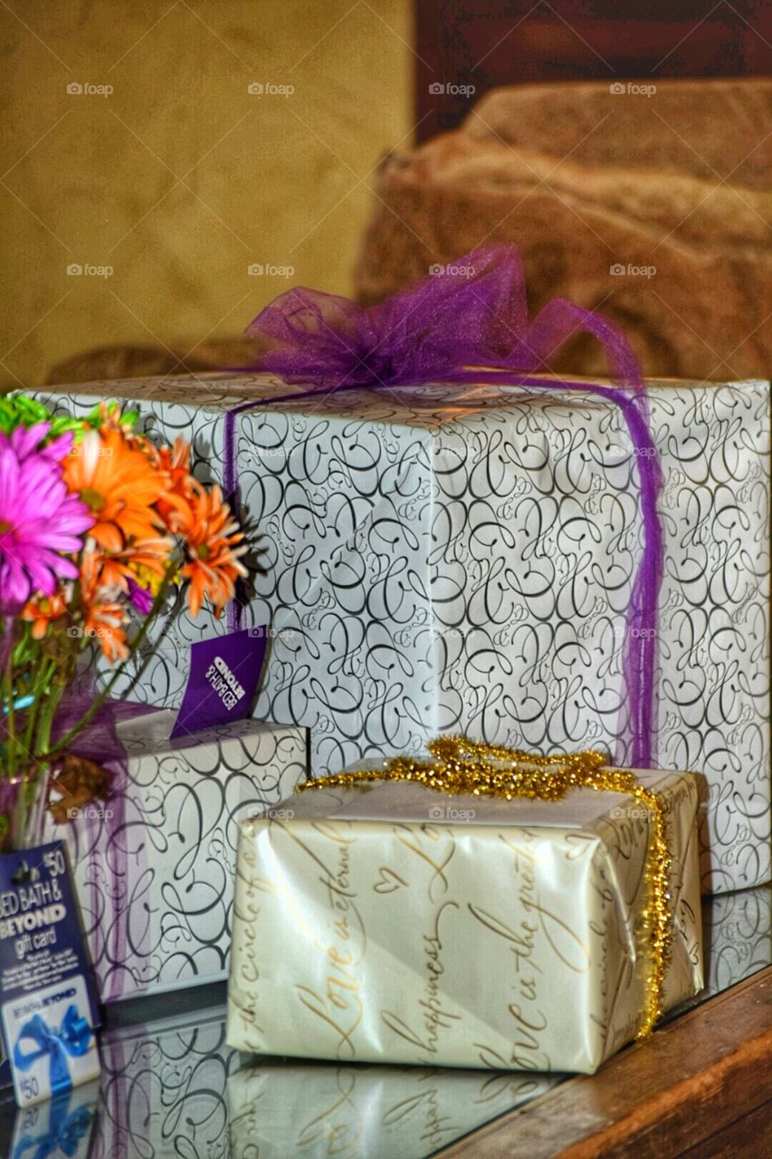 Bridal shower presents